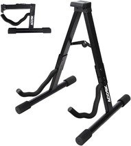 Aodsk Guitar Stand Folding With Adjustable A-Frame For, Single Stand-Black - $30.99