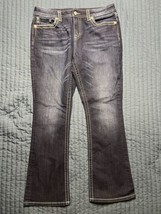 NWT Miss Me Thick-Stitch Mid-Rise Curvy Bootcut Jeans D5014VB291 Size W33 L32 - £23.48 GBP