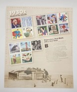1998 USPS 1930s Celebrate the Century Stamp Sheet 15ct 32c B9 - £9.42 GBP