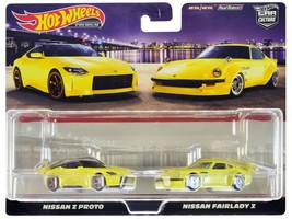 Nissan Z Proto Yellow with Black Top and Nissan Fairlady Z Yellow "Car Culture"  - €65,66 EUR