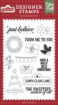 Echo Park Stamps Just Believe, Santa Claus Lane - $13.49