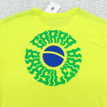 Nike Brazil Voice Graphic T-Shirt Men&#39;s Size Large Dynamic Yellow NEW DH... - $22.75