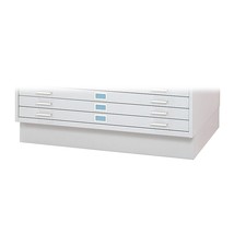 Safco 2-Drawer Flat File Cabinet Base Specialty White (4997WHR) - £236.92 GBP