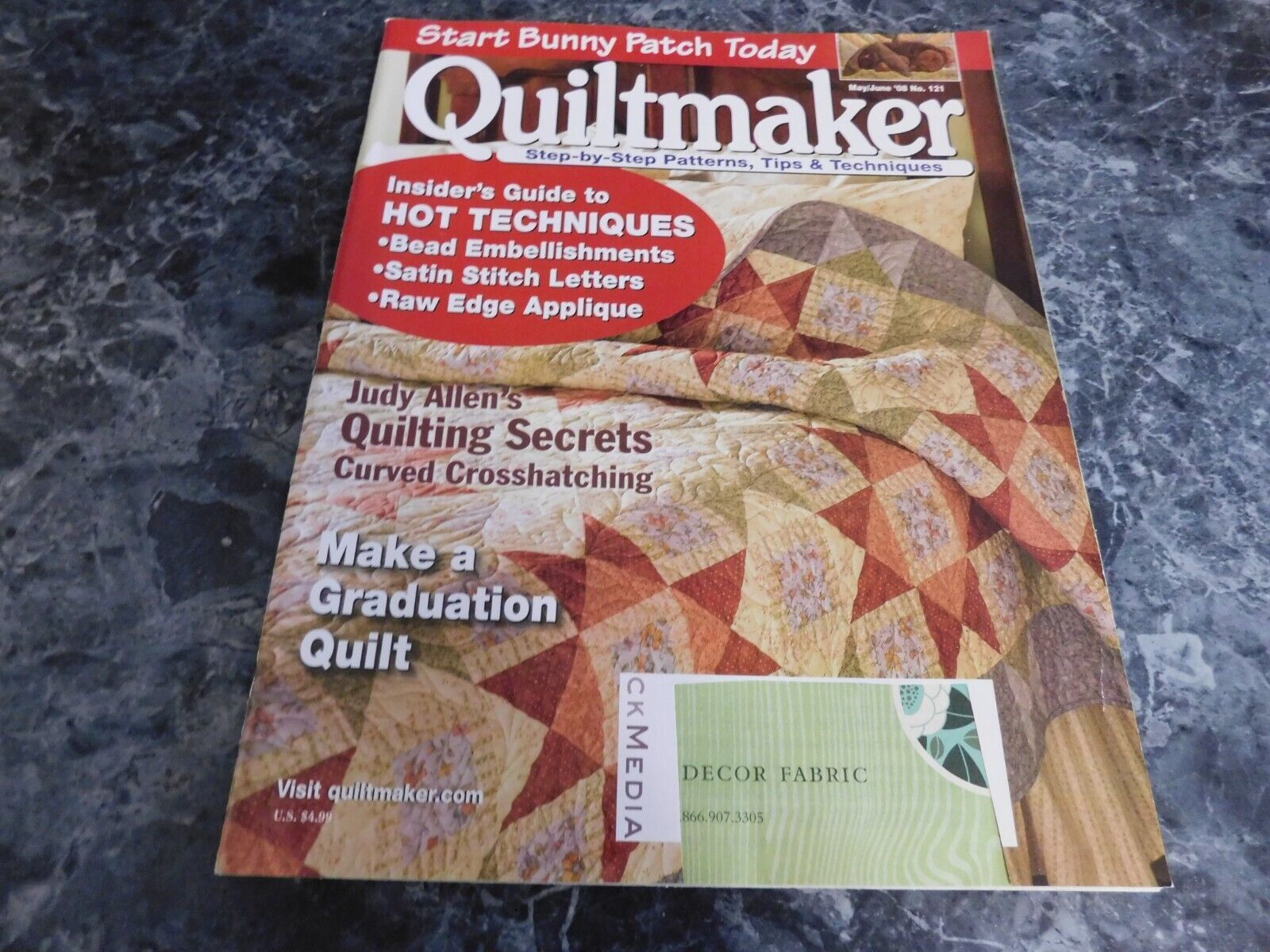 Primary image for Quiltmaker Step by Step Magazine May June 2008 No 121 You are here