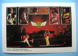 REO SPEEDWAGON 1980 Mini-Poster Photo Sticker - £4.72 GBP