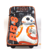 Star Wars BB 8 Disney Store Kids Soft Side Rolling Travel Luggage Suitcase - £31.28 GBP