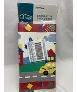 New CARS, CITY Border Pre-pasted Decorative Wall Paper 5 Yards FP598870 - $89.44 MXN
