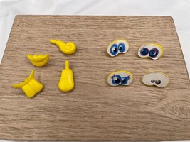 1997 Milton Bradley Cootie Game Replacement Pieces Lot of 8 Eyes Tongues Lips - £5.38 GBP