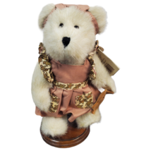 Boyds Plush Bear &amp; Stand Mary Kate Gingerbeary #904033 Christmas Collectable - £14.20 GBP