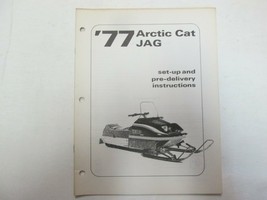 1977 Arctic Cat Jag Set Up &amp; Pre-Delivery Instructions Manual FACTORY OE... - $14.95