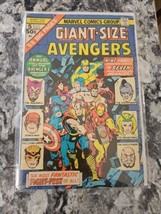 Giant Size Avengers 5 Captain America Iron Man  Scarlet Witch 1975 Don Heck - $4.95