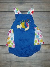 NEW Boutique Baby Girls Fish Ruffle Romper Jumpsuit Size 2T - £10.38 GBP