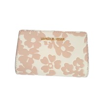 Michael Kors Jet Set Travel Medium Bifold Zip Coin Wallet Powder Blush E... - $70.62