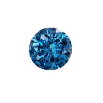 Natural Diamond 2.2mm Round Deep Blue Color Brilliant Cut I Clarity Fancy Loose  - $24.16