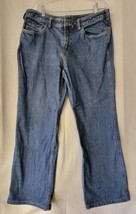 Womens Duluth Trading Co Jeans Pants Mid Rise 14x31 Cotton Spandex Boot Cut - £14.14 GBP