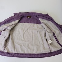 St. John’s Bay RN#93677 Women’s M Faded Purple Full Button Denim Jacket Pockets image 11