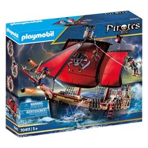 Playmobil 70411 Pirates Large Floating Pirate Ship with Cannon - $190.99