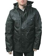 KR3W Wade Veste Noire Isolée En Nylon Automne Hiver - $118.99