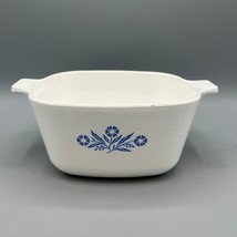 Vintage Corning (P-1 3/4-B) 1 3/4 Qt. Casserole Dish Blue Cornflower *No... - £14.01 GBP