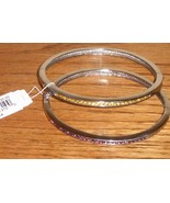 Birthstone bracelets in silvertone - $11.50
