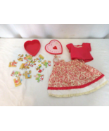 American Girl Bitty Baby LITTLE SWEETIE OUTFIT Valentine&#39;s Day Retired  ... - £19.38 GBP