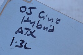 04-05 Civic Hybrid ATX ECU PCM Engine Computer & Immobilizer 37820-PZA-L64 image 5