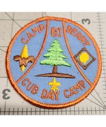 1981 Camp Berry Cub Day Camp Boy Scouts of America Patch - £10.84 GBP