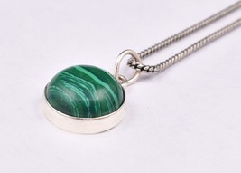 925 Sterling Silver Handmade Malachite Fine Jewelry Necklace PS-1353-
sh... - £24.54 GBP