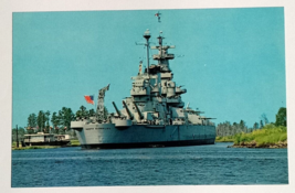 USS North Carolina Battleship Ship WW2 Memorial Wilmington NC UNP Postcard 1960s - £3.98 GBP