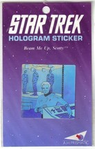 Classic Star Trek Kirk at Transporter Hologram Sticker 1991 A H Prismati... - £4.44 GBP