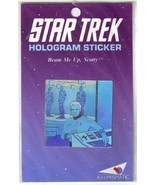 Classic Star Trek Kirk at Transporter Hologram Sticker 1991 A H Prismati... - £4.67 GBP