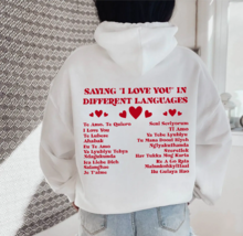 Valentines Day Different Ways Say I Love You In Lyrics Hoodie, I Love You Hoodie - £27.69 GBP