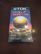 VHS Blank Tape TDK E-HG T-120 Extra High Grade Video 6 Hour New Sealed - $15.72