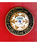 FOPPOLO M BEAUTIFUL MONTE mt 2052 1600 vintage sky ski pin badge RARE-
s... - $656.92 MXN