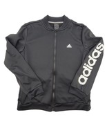 Adidas Black Zip Up Sweater Jacket Women’s Climawarm Sz L - $560.63 MXN