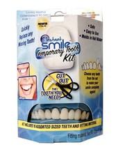 BLUE BOX  INSTANT SMILE TEETH REPAIR KIT W 2 PKGS EX BEADS easy replace ... - $20.85