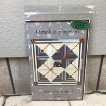 MINICK &amp; SIMPSON Quilt Pattern Cabin On The Shore 75”x 75” MS0905 - £7.72 GBP