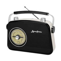 ByronStatics AM66 Portable Vintage Radio AM FM Small Retro Black Analog 4W MINT - £19.80 GBP
