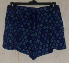 Nwt Womens Croft &amp; Barrow Super Soft Floral Knit Pajama / Sleep Shorts Size L - £18.64 GBP