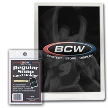 40X BCW Regular Snap Card Holder - £42.43 GBP