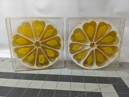 Coasters Lemon Slices Set of 10 Yellow 4.5 Inch Round - $39.95