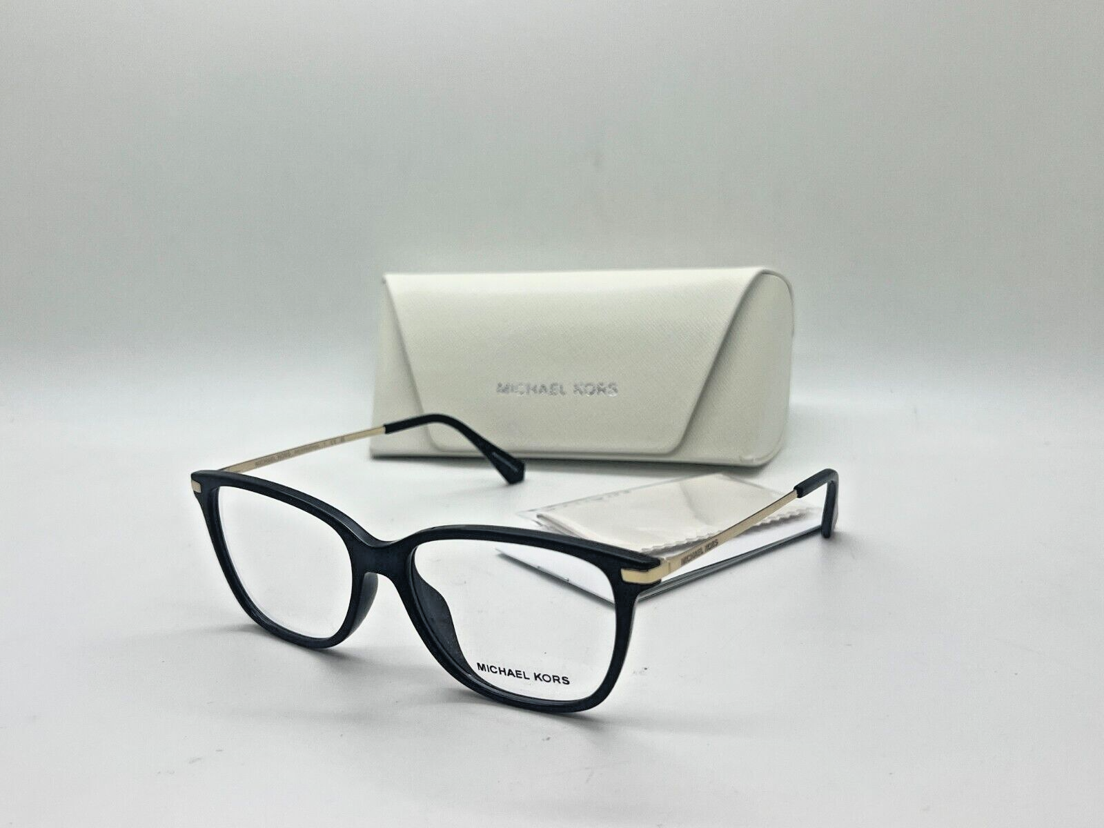 Neuf Michael Kors Mk4079u (Temi ) 3332 Noir 53-15-140MM Lunettes Carré Cadre