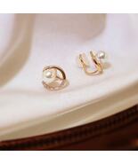  GASADEW   Pearl Earrings， Ear Clip Silicone Painless Ear Clip No Ear Hole  - $50.00