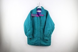Vintage 90s Columbia Womens Medium Thrashed Spell Out Winter Parka Jacke... - $831.34 MXN