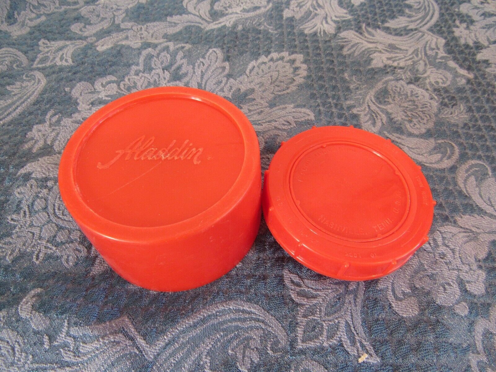 Primary image for Aladdin Red Stopper-Lox Stopper No-29 & Cup 1 Pint-Wide Mouth Thermoses