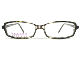 Jean Lafont MANUEL 817 Eyeglasses Frames Brown Clear Plaid Checkered 51-14-137 - £73.53 GBP