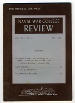 Naval War College Review Vol XIII No 9 May 1961 - $29.67