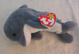TY Beanie Babies Baby plush DOLPHIN  &quot;ECHO&quot;  w/Tag 1996 - £7.89 GBP