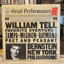 [Classical]~Exc Lp~Leonard Bernstein~William Tell~Other Favorite Overtures~[1981 - £7.74 GBP