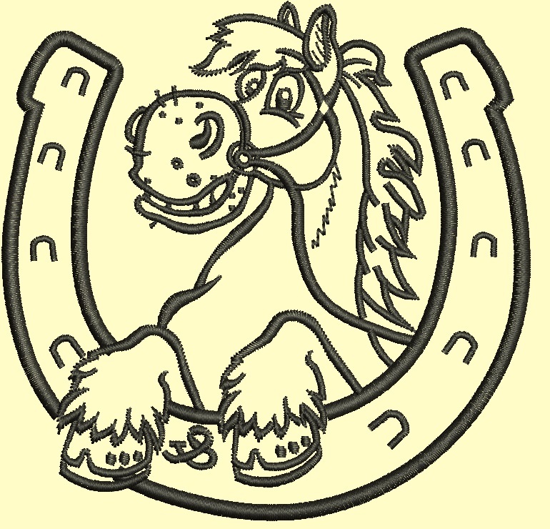horseshoe  Machine Embroidery Designs. - £2.05 GBP